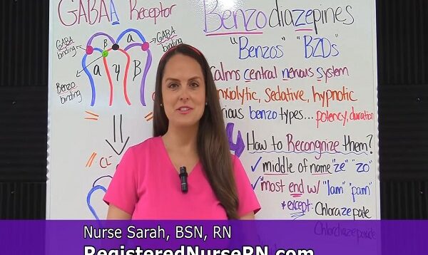 Benzodiazepines (Benzos) Pharmacology- Anxiety Medication Sedative Nursing NCLEX