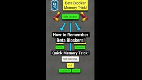 How to Remember Beta Blockers – MEMORY TRICK!