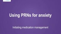 Prescribing benzodiazepines for anxiety