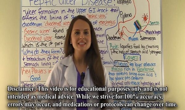 Peptic Ulcer Disease Nursing, Pathophysiology, Treatment – Gastric Ulcer vs Duodenal Ulcer