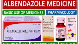 ALBENDAZOLE MEDICINE, BASIC USE, WORKING, MECHANISM OF ACTION, DOSE, SIDE EFFECTS, CONTRAINDICATIONS