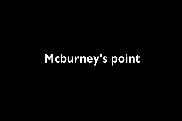 McBurneys point