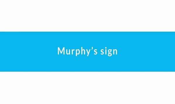 Murphy Sign – Clinical Examination