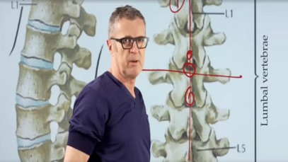 What to do when the needle encounters the bone during spinal or lumbar puncture