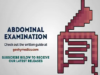 Abdominal Examination – OSCE Guid UKMLA CPSA
