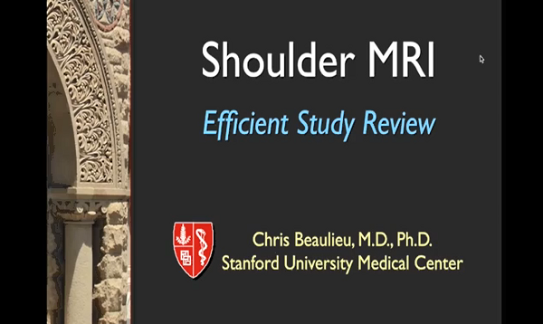 Systematic Interpretation of Shoulder MRI How I do it