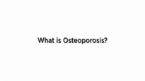 What is osteoporosis