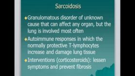 Sarcoidosis, Occupational Pulmonary Disease and BOOP