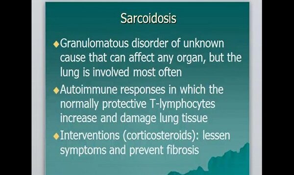 Sarcoidosis, Occupational Pulmonary Disease and BOOP