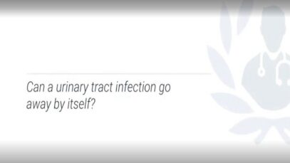 Can a urinary tract infection go away by itself