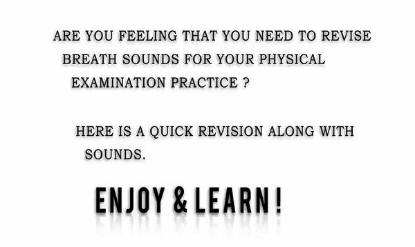 Abnormal Lung Sounds, Types Conditions