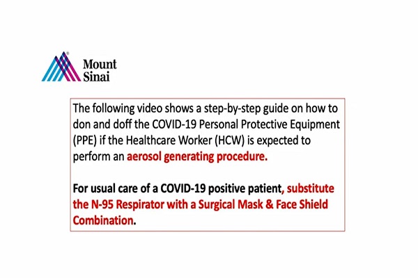 Contact and Airborne Isolation Personal Protective Equipment Tr