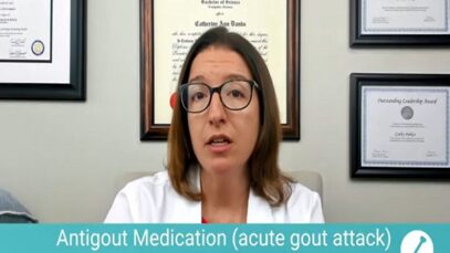 Gout Medications Pharmacology Musculoskeletal System