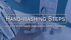 Hand-washing Steps Using the WHO Technique
