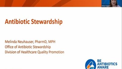 NHSN Training – Antibiotic Stewardship