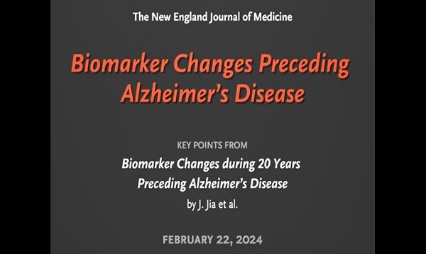 Biomarker Changes Preceding Alzheimer’s Disease