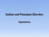 Hypokalemia