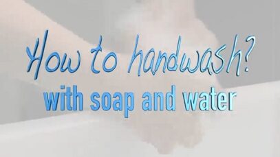 WHO How to handwash With soap and water