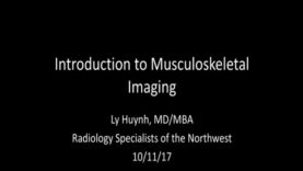 Introduction to Musculoskeletal Imaging